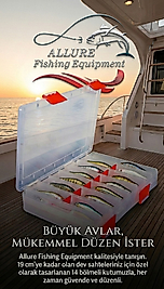 AL-001 / 14 bölmeli seperatörlü sahte balık kutusu büyük boy